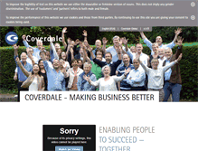Tablet Screenshot of coverdale.com